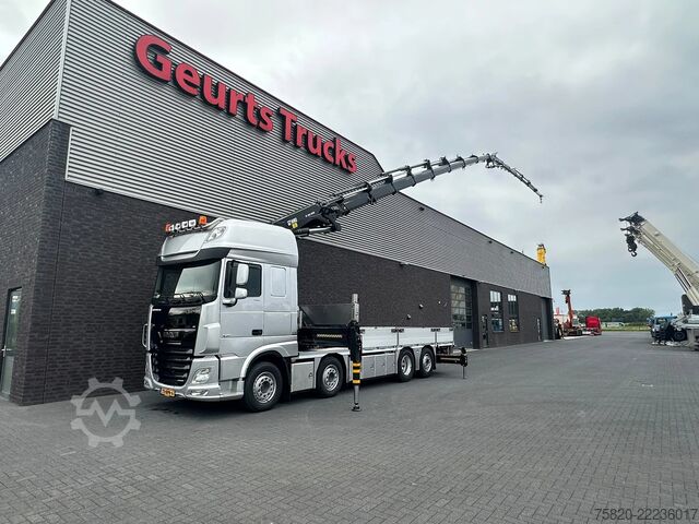 Camión grúa DAF XF 530 8X2+HIAB 1055E-8+JIB 150X-6 KRAAN/KRAN/C...
