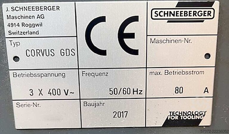 Affilatrice CNC per utensili Schneeberger Corvus GDS 650