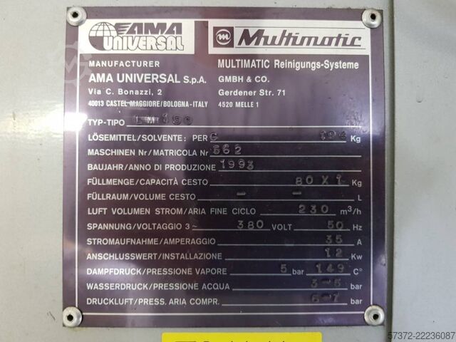Sistema de limpieza AMA Universal Multimatic LM 150