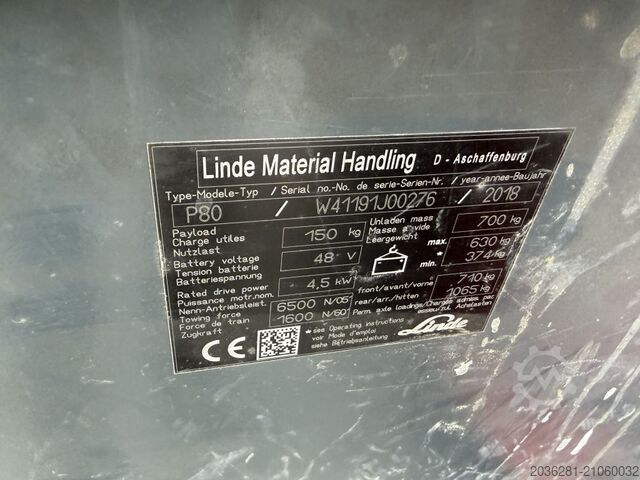 Vontatási traktor Linde P80