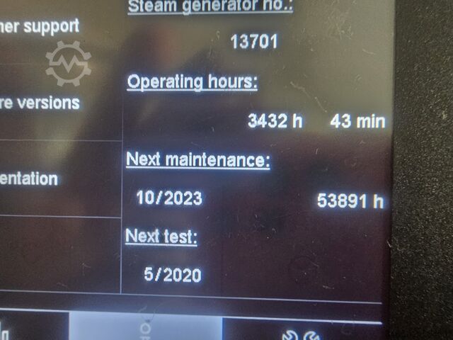 Steam generator, rapid steam generator Certuss TC 600