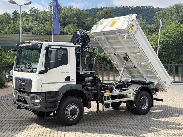 Tipper med kran MAN TGM 18.320 MAN TGM 18.320 4x4 BB EuromixMTP Hia...