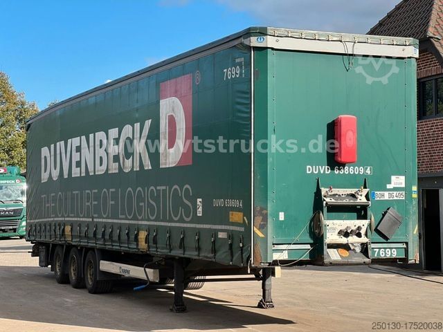 Open oplegger met zeil KRONE SD Pritsche + Plane Edscha-Verdeck