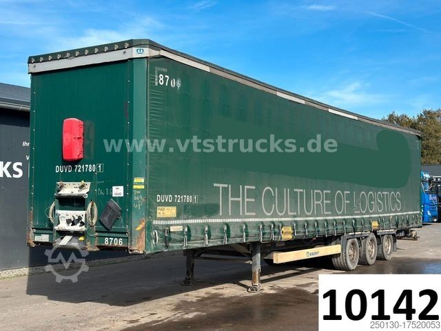 Open oplegger met zeil KRONE SD Pritsche + Plane Edscha-Verdeck