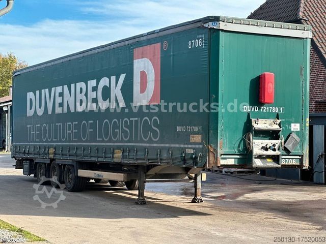 Open oplegger met zeil KRONE SD Pritsche + Plane Edscha-Verdeck