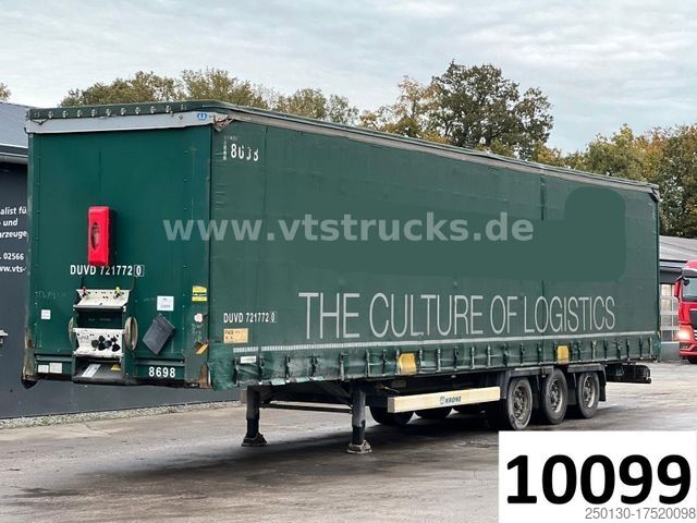 Open oplegger met zeil KRONE SD Pritsche + Plane Edscha-Verdeck