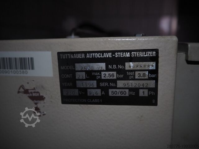 Autoklav Tuttnauer 2540 EL