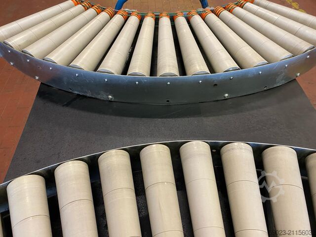 Görgős szállítópálya Soco System 90 Grad Rollenbahnkurve