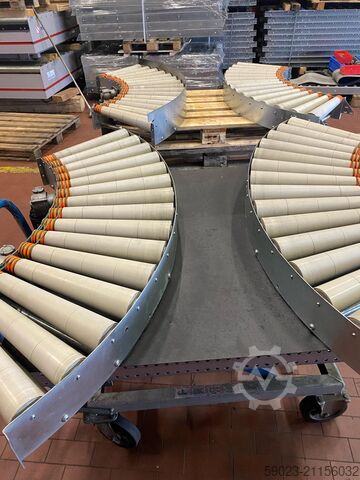 Görgős szállítópálya Soco System 90 Grad Rollenbahnkurve