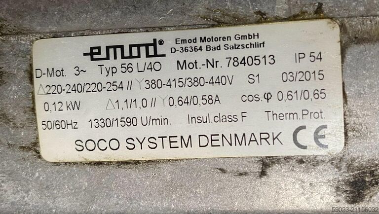 Görgős szállítópálya Soco System 90 Grad Rollenbahnkurve