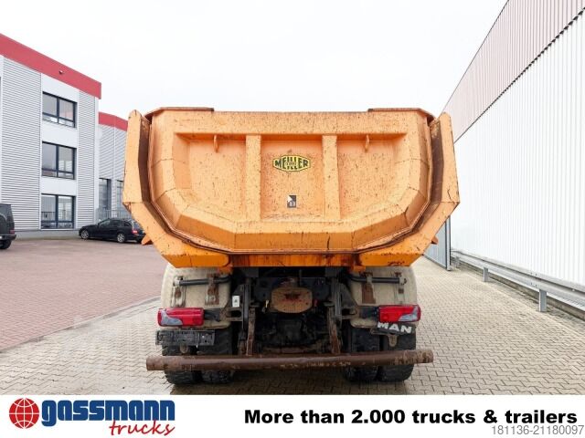 Speciale doeleinden vrachtwagen MAN TGS 33.440 6x6 BB, Stahlmulde ca. 8m³, hydr.