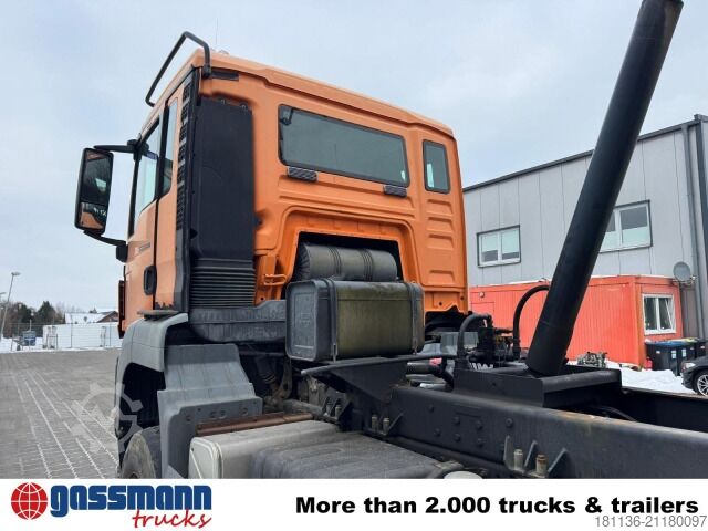 Speciale doeleinden vrachtwagen MAN TGS 33.440 6x6 BB, Stahlmulde ca. 8m³, hydr.