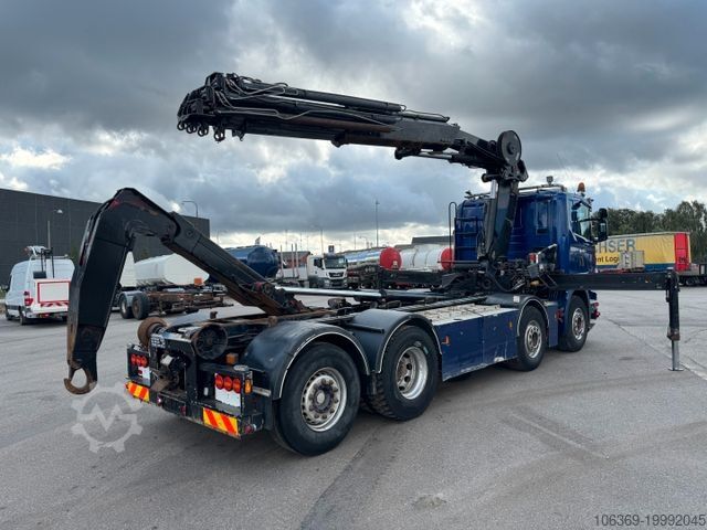 Kamyon üzerine monteli vinç SCANIA G480 8x2*6 Hakenlift / Hiab 244 EP-5 Hipro