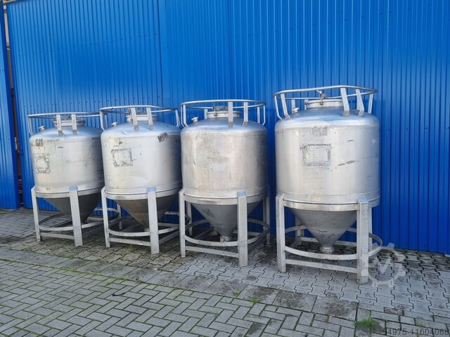 Contenitore /silo/serbatoio in acciaio inox 10742