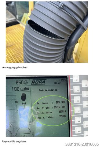 Skördemaskin / tröska / majskörd Palandt Nawaro / MAN Bunkermaus / Erntemaschine