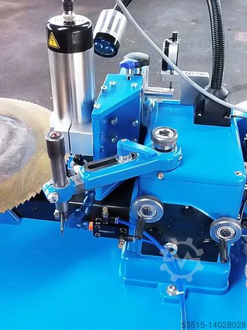 Zaagblad slijpmachine met spaanafdeelsleuven E-Mechatronic AS4-STN