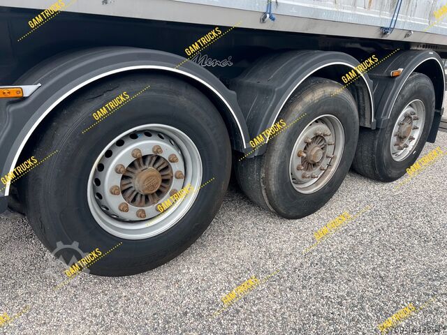 ανατρεπόμενο ημιρυμουλκούμενο Menci SA850R ALU-Muldenkipper 36cbm mit Plane