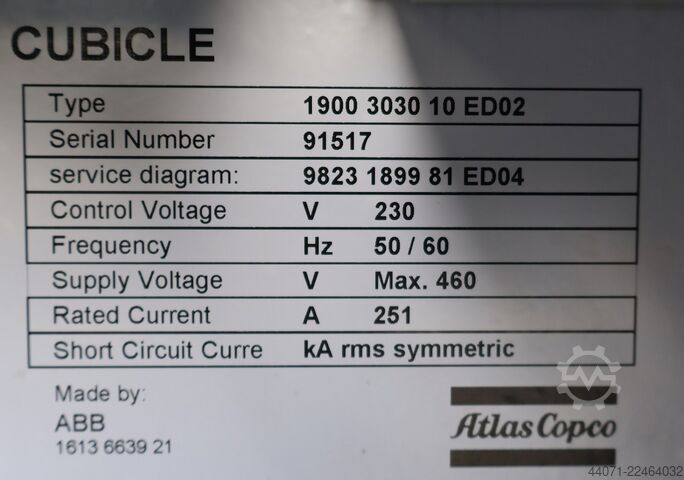 Compressore a vite ZR90 Atlas Copco ZR90
