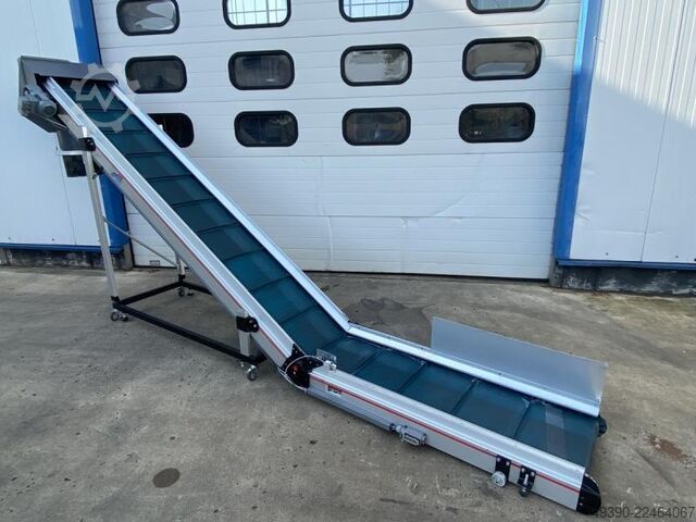 Trasportatore a Z, trasportatore inclinato, trasportatore in salita, trasportatore ripido, nastro tr MTF- Technik NL-LD 120