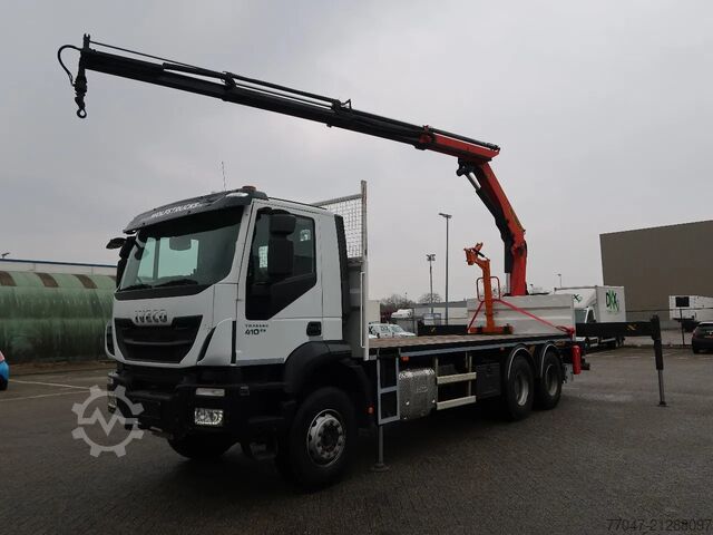 Kranwagen Iveco Trakker 410 6x4 Euro 6 Full Steel, Palfinger 20...