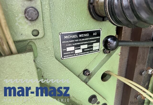 Four-sided planer with 8 heads WEINIG Hydromat 22 AL z podajnikiem