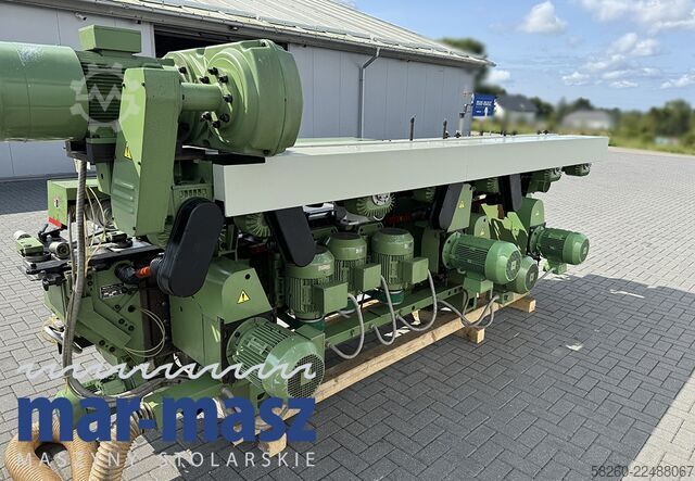 Four-sided planer with 8 heads WEINIG Hydromat 22 AL z podajnikiem