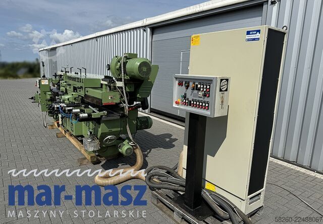 Four-sided planer with 8 heads WEINIG Hydromat 22 AL z podajnikiem
