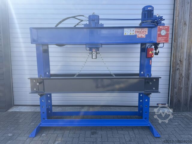 Werkplaatspers garagepers extra breed HIDROLIKSAN HD100