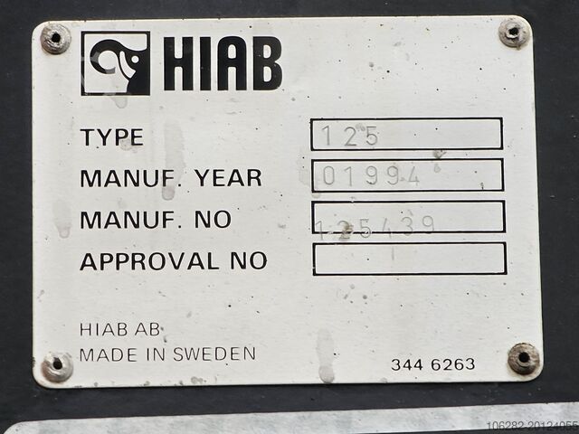 Autokran Hiab 125-2 Kran Crane
