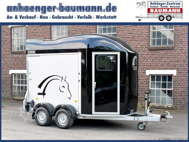 Pferde Anhänger Cheval Liberte GOLD ORIGINS ALU+SK SCHWARZ 317X167X235CM 2000KG