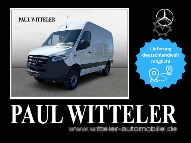 Bestelwagen met verhoogd dak MERCEDES-BENZ Sprinter 319 4x4/SCHWINGSITZ/KAMERA/AHK3,50TO