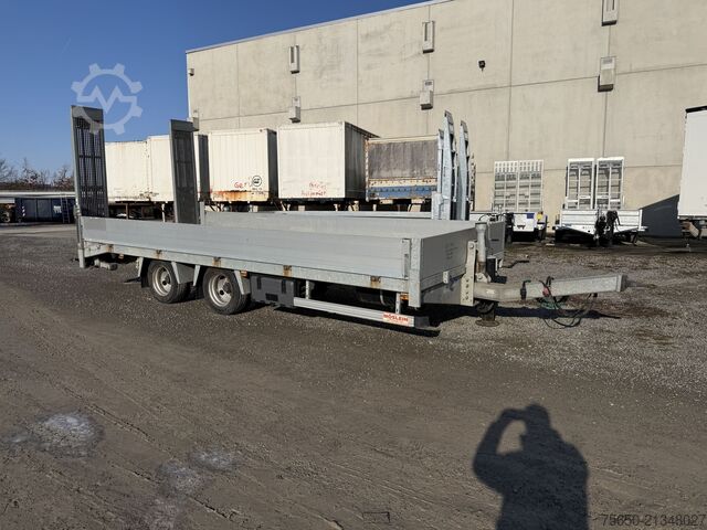 Lavtloader trailer Humbaur HBTZ 136224 TA-BS  13,6 T Tandemtieflader