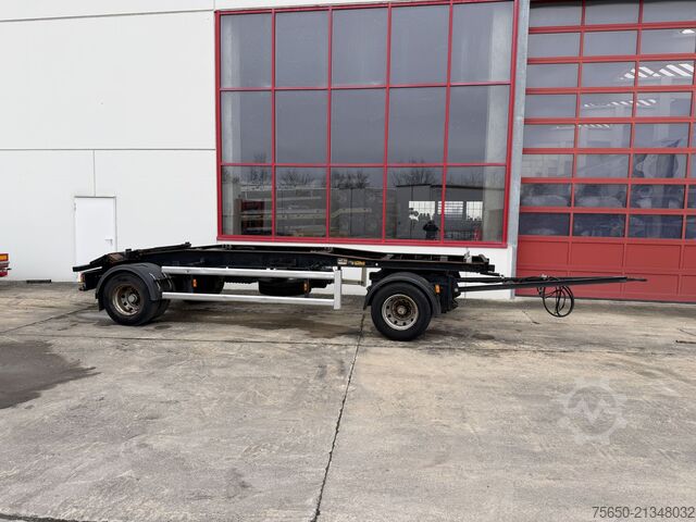 Swap-chassis trailer Hüffermann HSA1860  2 Achs Abrollmulden Anhänger