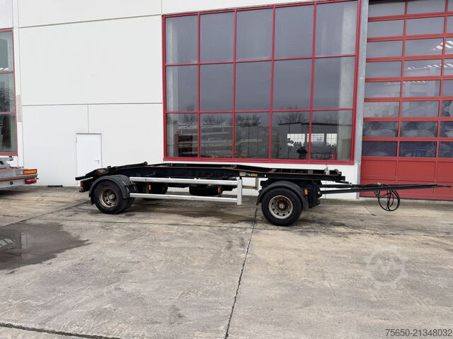 Swap-chassis trailer Hüffermann HSA1860  2 Achs Abrollmulden Anhänger