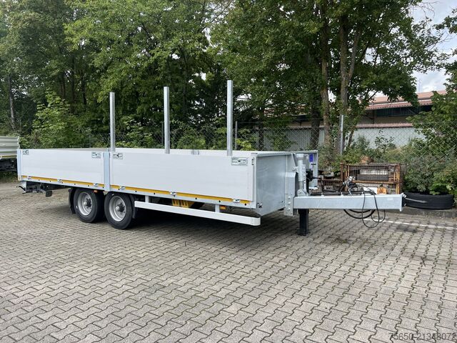 Åben trailer Möslein THT 11 G 6,2 L  Tandem- Pritschenanhänger- Tieflader