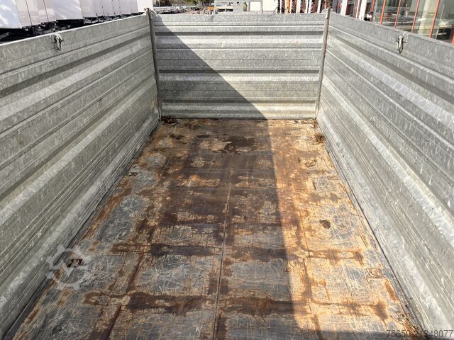 Tipvognstrailer Möslein TDS 13 Schwebheim  13 t Tandemkipper- Tieflader, Aufsatzbordwände