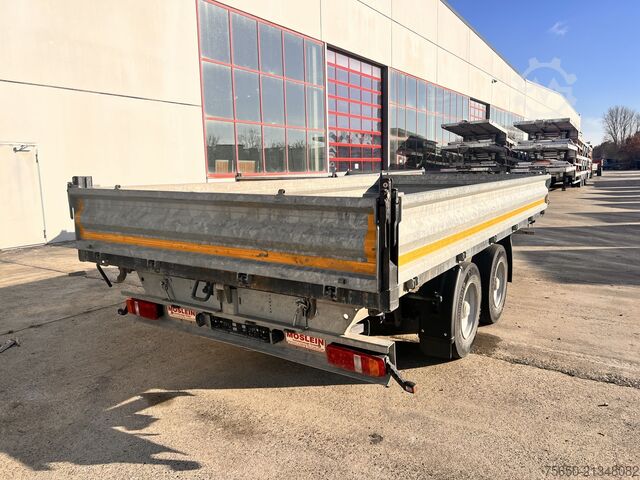 Tipvognstrailer Möslein TDS 13 Schwebheim  13 t Tandemkipper- Tieflader