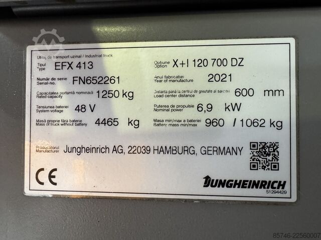 EFX 413 X + i * avec guidage au fil !! Triplex FFL !! JUNGHEINRICH EFX 413 X + i * with Wire !! Triplex FFL !!