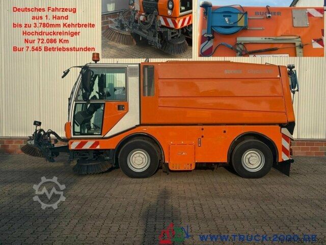 Veegmachine Bucher Bucher CityCat 5000 3Besen HD Reiniger mit Lanze