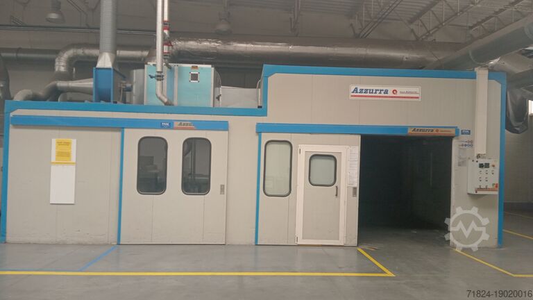 Tecno Azzurra MIX 5x10 (10 m) Kabina lakierniczo - suszarnicza Azzurra