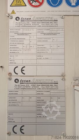 Tecno Azzurra MIX 5x10 (10 m) Kabina lakierniczo - suszarnicza Azzurra