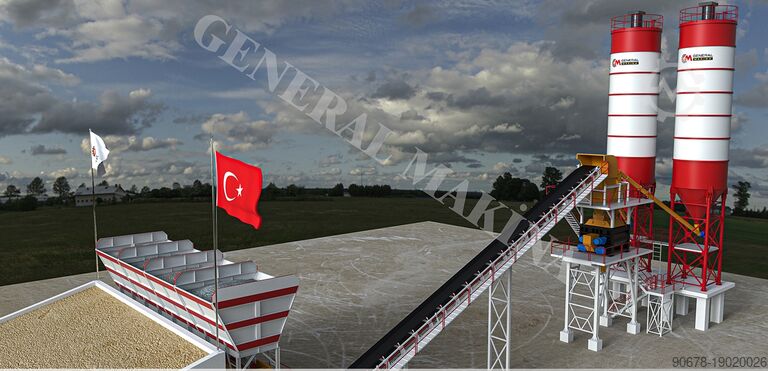 Stationaire betoncentrale General Makina Magnum 120