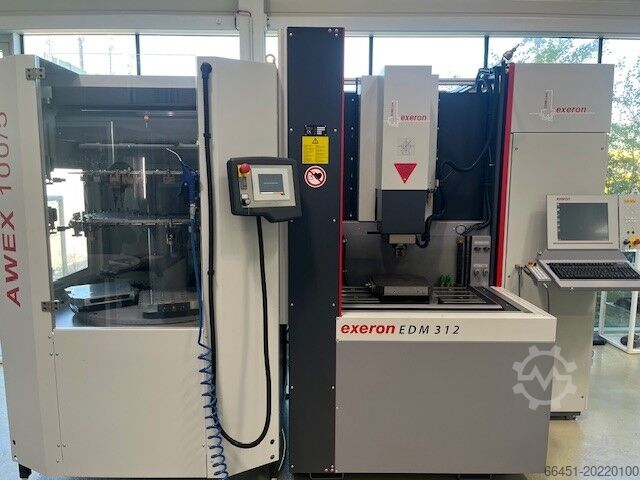 Sænkgnistmaskine med automatisering Exeron EDM312MF30+AWEX100/5