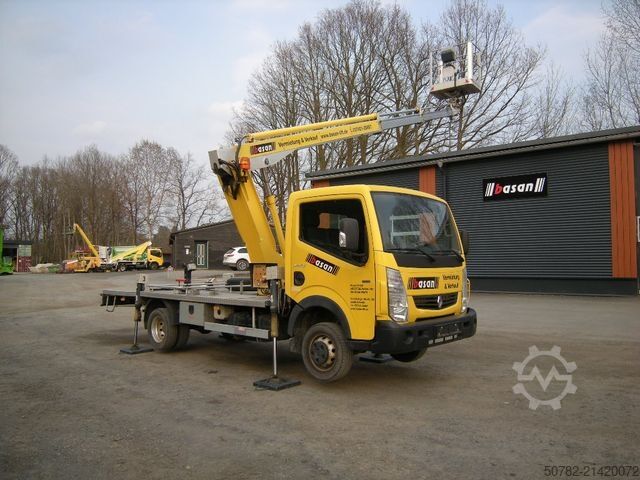 Werkplatform RENAULT Maxity mit Multitel 160 Alu DS Aufbau, 16m