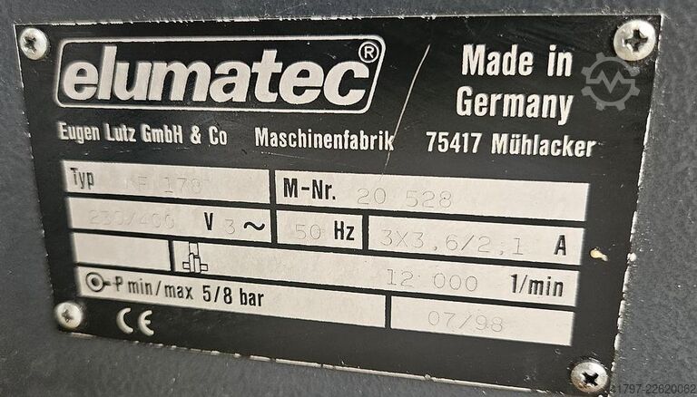 Elumatec KF 178 router másolása Elumatec KF 178