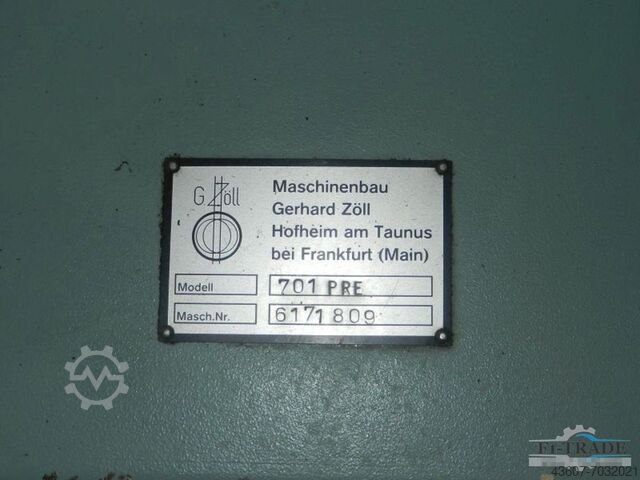 Jogger com rolos de extração de ar Zoell Diplomat 701 PC-PR