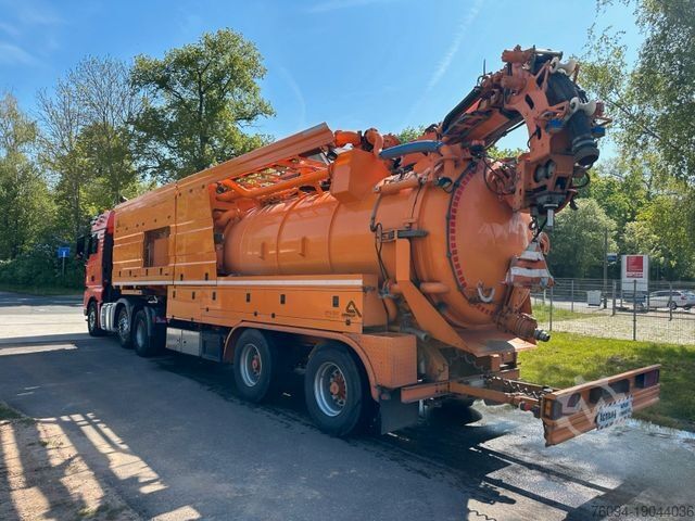 Vacuümtankwagen MAN Assmann Auflieger Saug-Druck-Kombi / Recycler