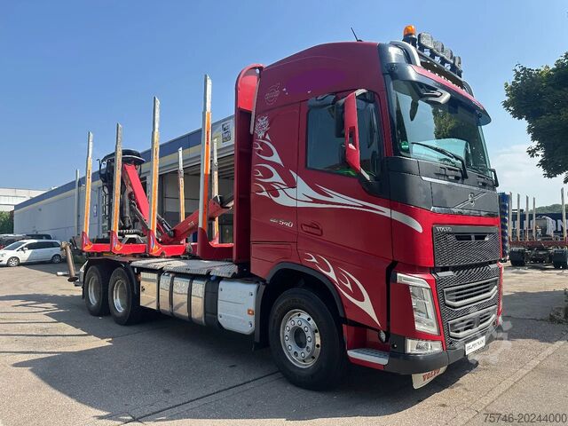 Μεταφορέας ξυλείας Volvo FH 540 6x4*Kurzholz*Epsilon M12Z*Glogger*Retarder