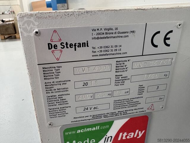 Kanten schuurmachine DeStefani MVT 4000