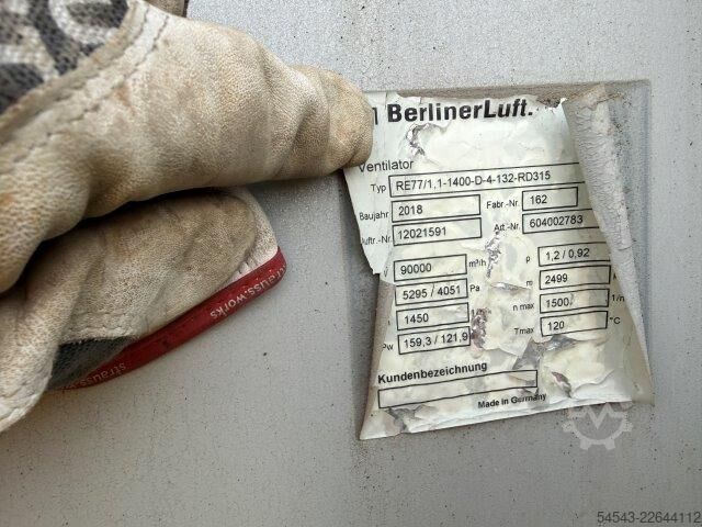Sistema de desempolvado Benninghoven Filter/Entstaubungsanlage